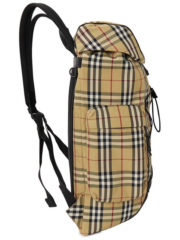 Murray Polyamide Backpack Beige - BURBERRY - BALAAN 4