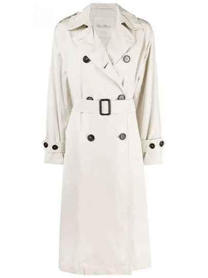 Cimper Belted Trench Coat Ivory - MAX MARA - BALAAN 2