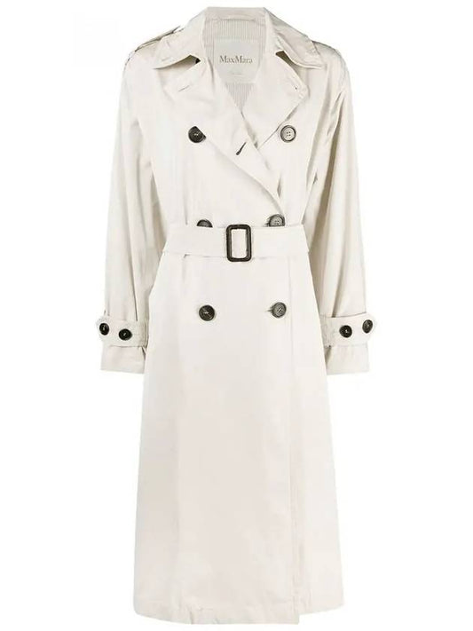 CIMPER Belted Trench Coat Ivory 90210317 001 - MAX MARA - BALAAN 1