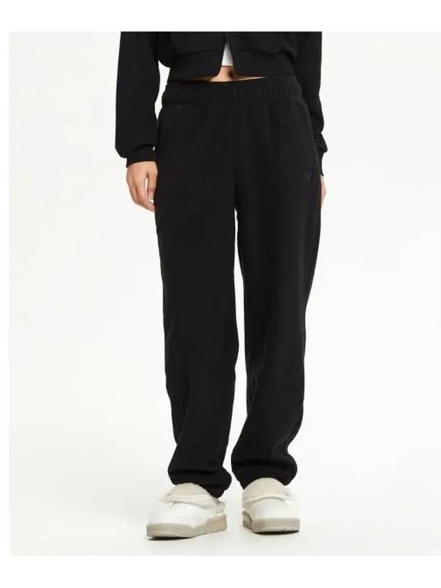 NBMLE4S042 WOMEN Polar fleece jogger pants BLACK - NEW BALANCE - BALAAN 1