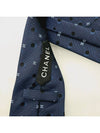 Men's tie CC logo navy AAA000 - CHANEL - BALAAN 5
