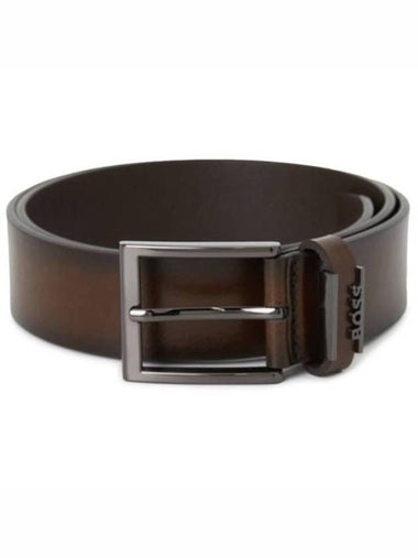 Leather Belt 772263 Brown Dark - HUGO BOSS - BALAAN 1