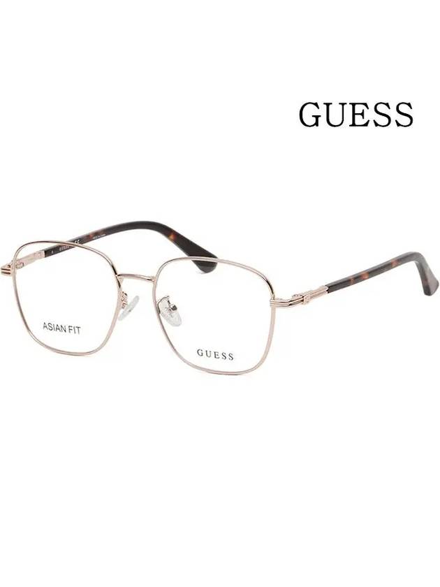 Glasses Frame GU2916D 032 Men Women Gold Metal Frame Asian Fit - GUESS - BALAAN 4