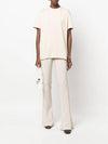 Le Logo Short Sleeve T-Shirt Light Beige - JACQUEMUS - BALAAN 6