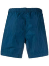 Logo Patch Swim Shorts Blue - CP COMPANY - BALAAN.