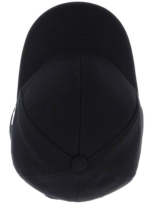 Embroidered Logo Ball Cap Black - COURREGES - BALAAN 3