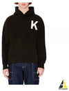 hooded sweatshirt FE58SW0114MF 99J BLACK - KENZO - BALAAN 2