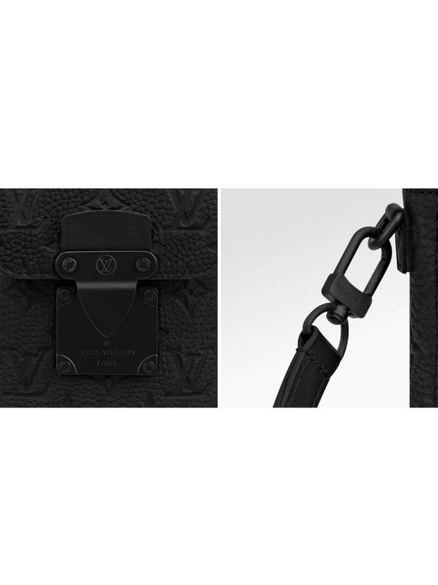 S-Lock Vertical Wearable Cross Bag Black - LOUIS VUITTON - BALAAN 6