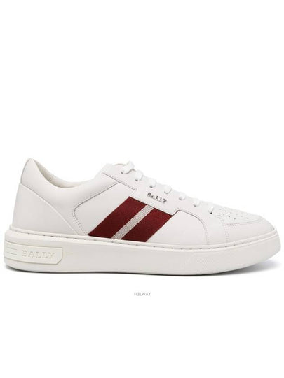 Moony Leather Low Top Sneakers White - BALLY - BALAAN 2