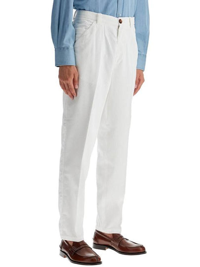 corduroy leisure fit pants - BRUNELLO CUCINELLI - BALAAN 2