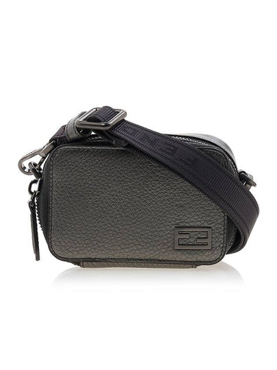 Baquette Logo Cross Bag Grey - FENDI - BALAAN 2