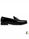 Men's Patent Leather Penny Loafer Black - SAINT LAURENT - BALAAN 2