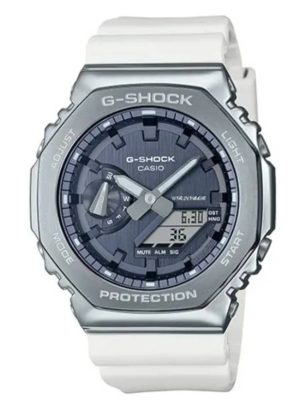 G SHOCK Yal Oak metal bezel watch GM 2100WS 7A - G-SHOCK - BALAAN 1