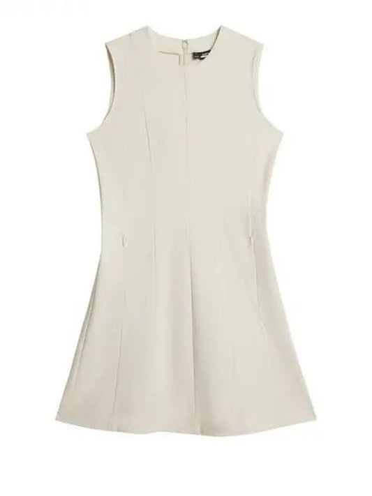 Golf Jasmin Short Dress Almond Milk - J.LINDEBERG - BALAAN 2