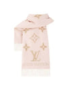 Reykjavik Monogram Cashmere Scarf Beige Rose - LOUIS VUITTON - BALAAN 3