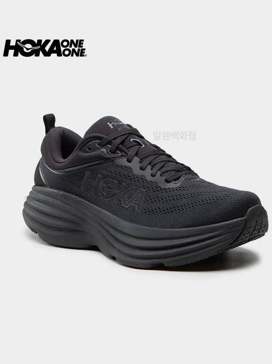 Bondi 8 Low Top Sneakers Black - HOKA ONE ONE - BALAAN 2