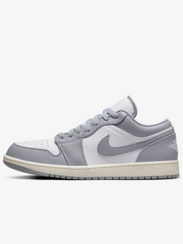 Jordan 1 Low Stealth and White Vintage Gray 553558053 - JORDAN - BALAAN 1