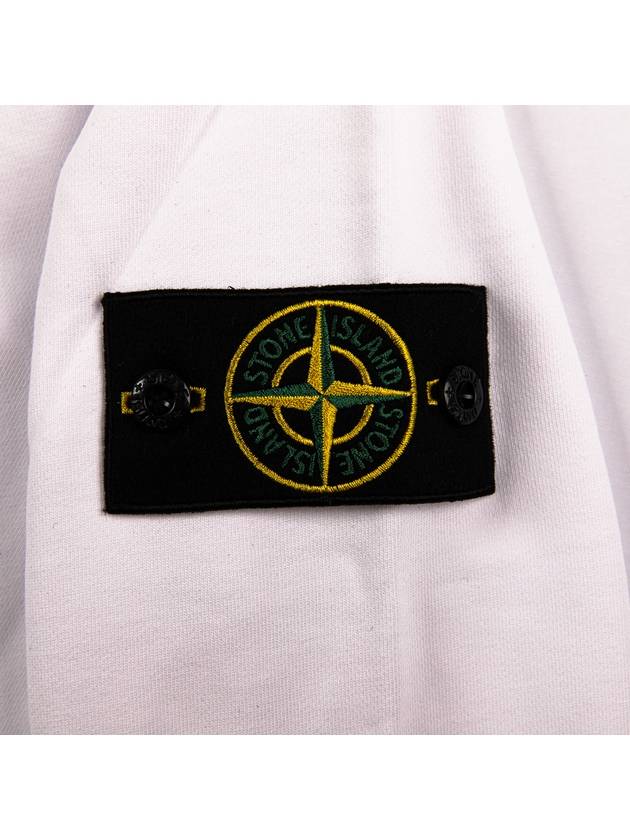 Men's Wappen Patch Sweatshirt White - STONE ISLAND - BALAAN 7