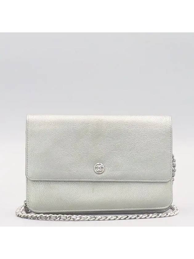 silver crossbody bag - CHANEL - BALAAN 1