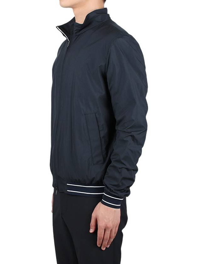 Microfiber Bomber Jacket Black - HERNO - BALAAN 5