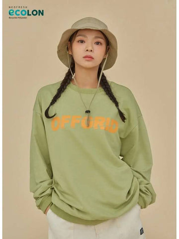 Overfit graphic sweatshirt khaki - OFFGRID - BALAAN 1