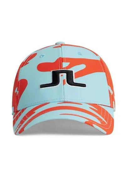 Women's Arlene Embroidered Logo Ball Cap Orange Blue - J.LINDEBERG - BALAAN 2