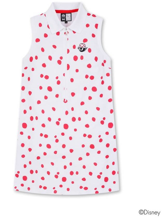 Women Dalmatian Pattern Polo Dress - WAAC - BALAAN 1