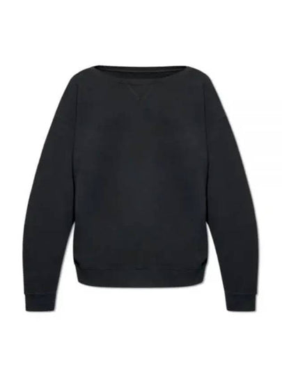 Invitation Print Cotton Sweatshirt Black - MAISON MARGIELA - BALAAN 2