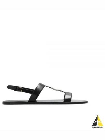 Capri Leather Nappa Sandals Black - SALVATORE FERRAGAMO - BALAAN 2