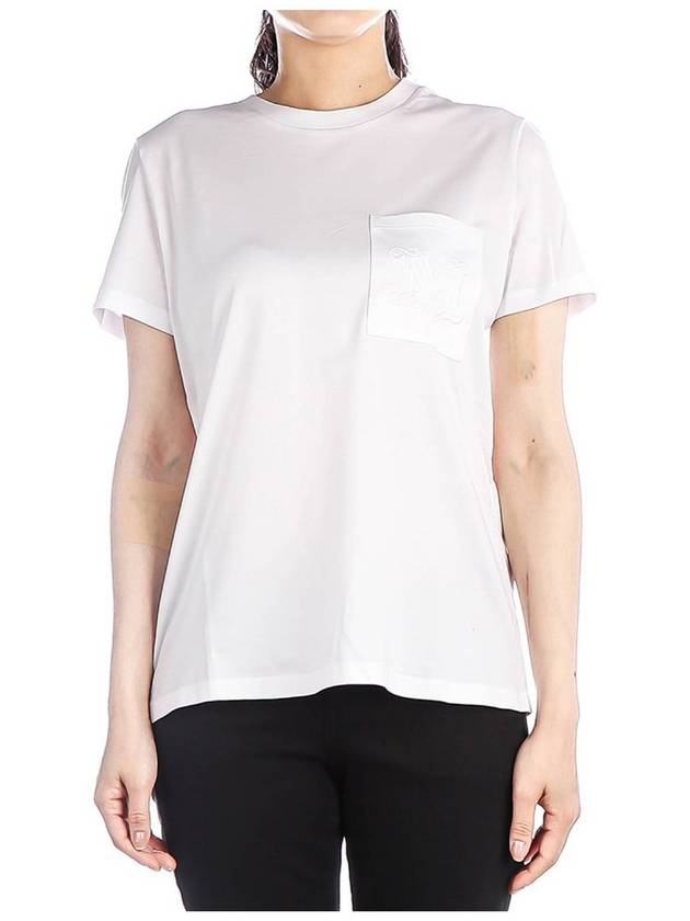 Women's Papaia Short Sleeve T-Shirt White - MAX MARA - BALAAN 2