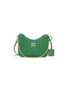 Matelasse Nappa Leather Shoulder Bag Green - MIU MIU - BALAAN 1