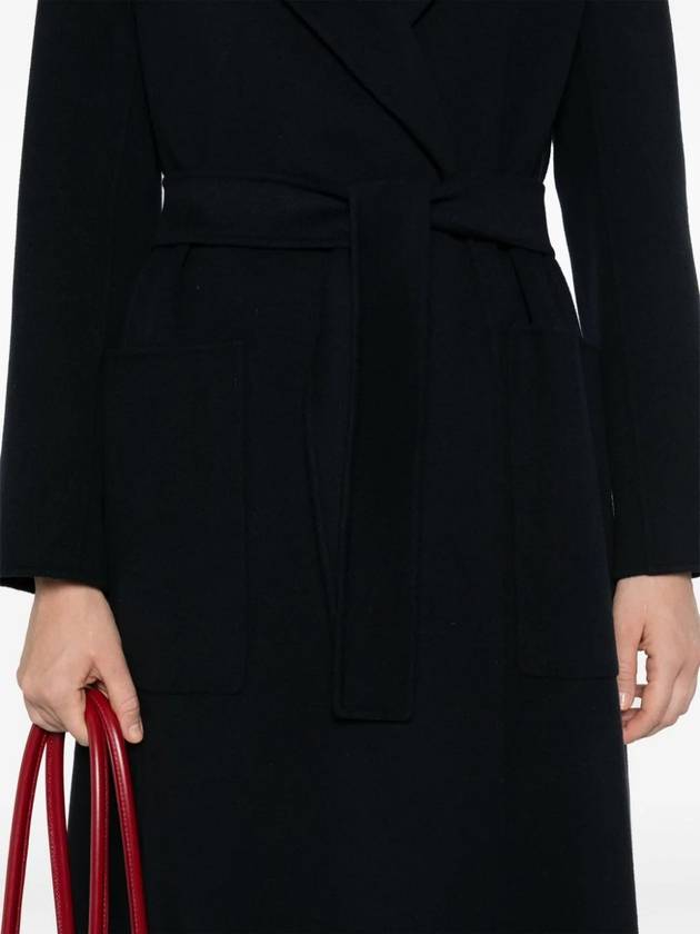 Paolore wool robe single coat navy - S MAX MARA - BALAAN 6