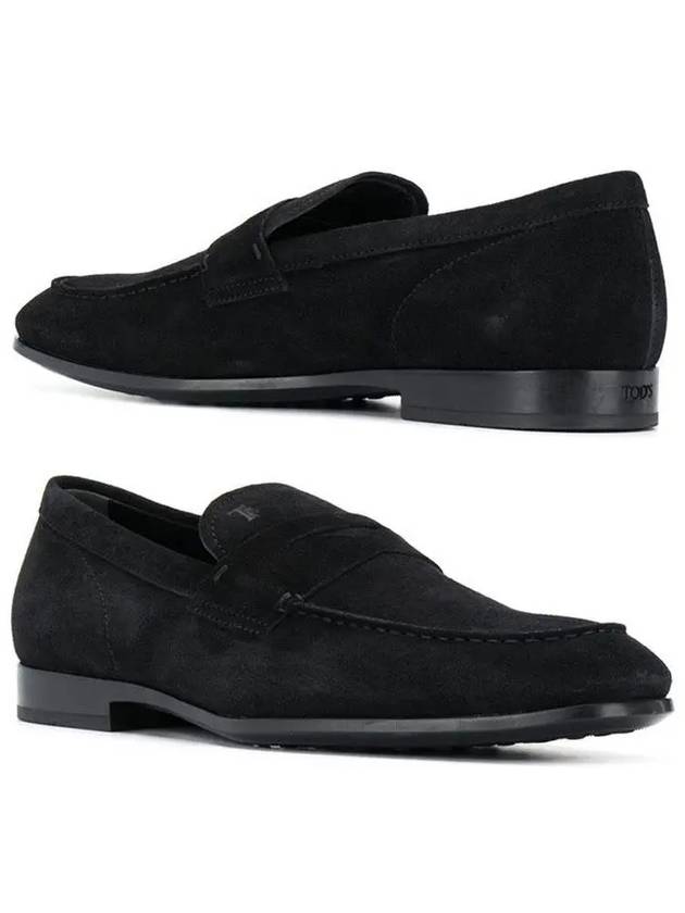 Men's Driving Suede Loafers Black - TOD'S - BALAAN 2