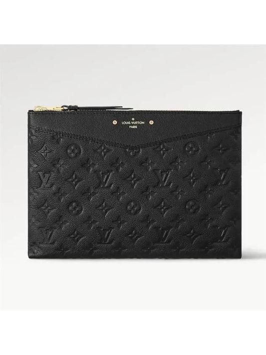 Monogram Daily Empreinte Pouch Bag Black - LOUIS VUITTON - BALAAN 2