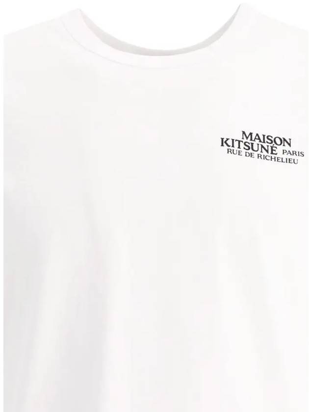 Richelieu Classic Short Sleeve T-Shirt White - MAISON KITSUNE - BALAAN 3