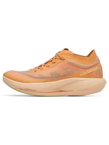 Phantasm W Low Top Sneakers Blazing Orange Almond Cream Leek Green - SALOMON - BALAAN 1