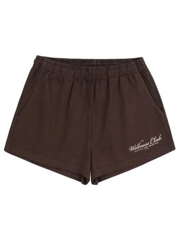 24 1800 Health Disco Shorts Chocolate Cream SH020S410HC - SPORTY & RICH - BALAAN 1