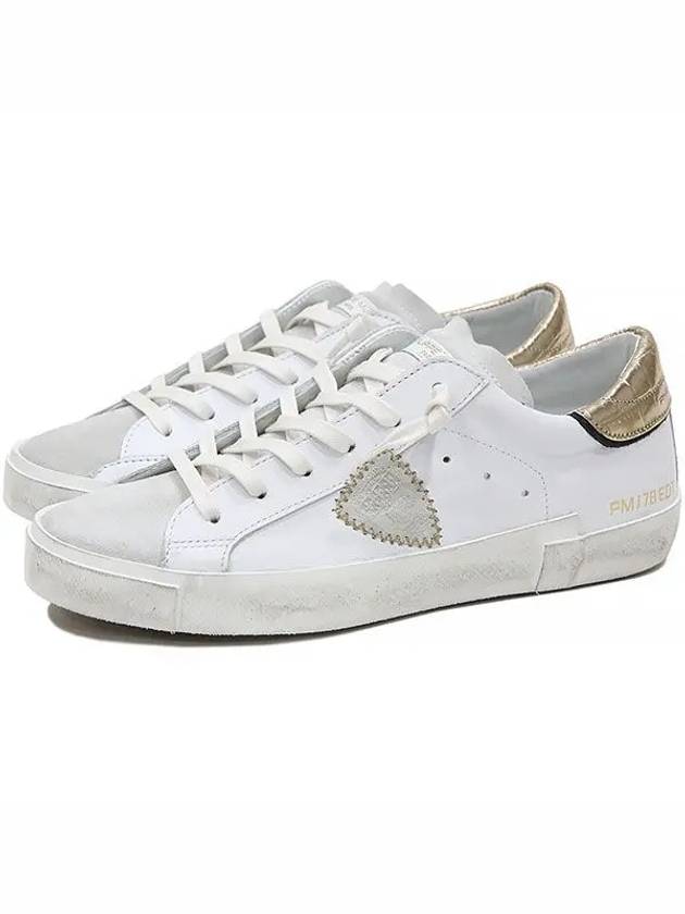 PRSX Leather Low Top Sneakers White - PHILIPPE MODEL - BALAAN 2