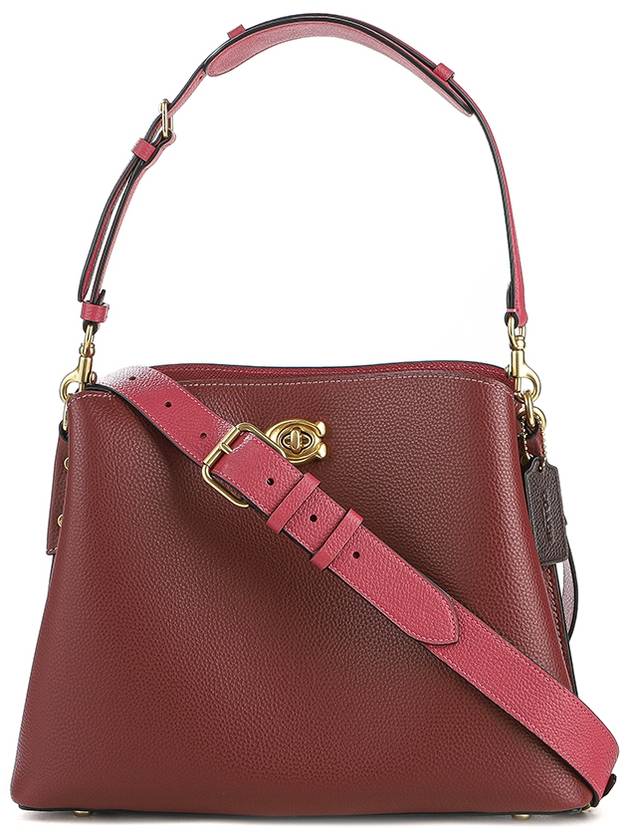 Women s Willow Shoulder Bag C2590 B4 WINE - COACH - BALAAN 1