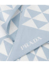 Print Twill Scarf Sky Blue White Boutique 1FF0082DTPF0X24 - PRADA - BALAAN 3