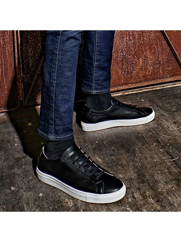 MF 1291 Ludlam Low Cowhide Sneakers Vanta Black - MIAMIPROJECT - BALAAN 1