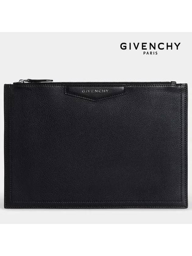 Antigona Medium Clutch Bag Black - GIVENCHY - BALAAN 3