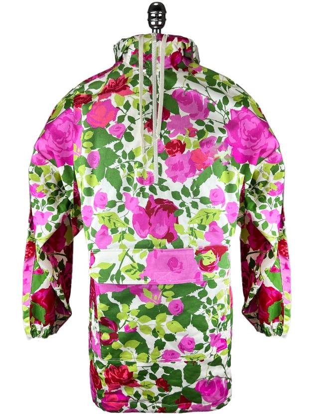 Ken Scott Print Collection Flower Pattern Hoodie Dress 650618 - GUCCI - BALAAN 1