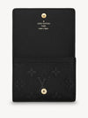 Monogram Embossed Leather Business Card Wallet Black - LOUIS VUITTON - BALAAN 4