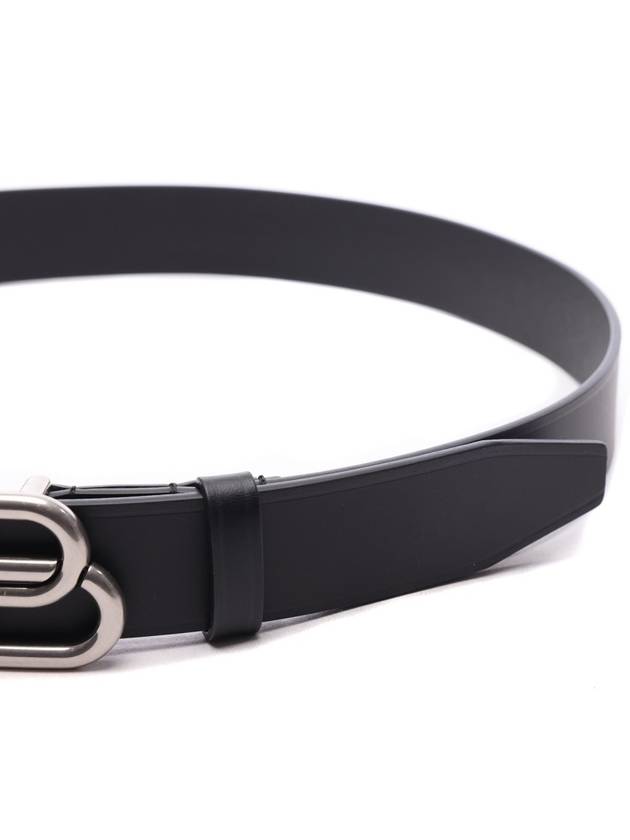 Men's BB Buckle Large Belt Black - BALENCIAGA - BALAAN 6