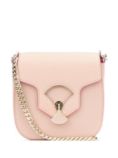 Divas Dream Flap Cover Chain Cross Bag Pink - BVLGARI - BALAAN 1