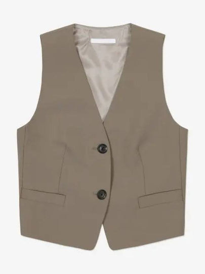 Bent Vest Taupe - HELMUT LANG - BALAAN 2