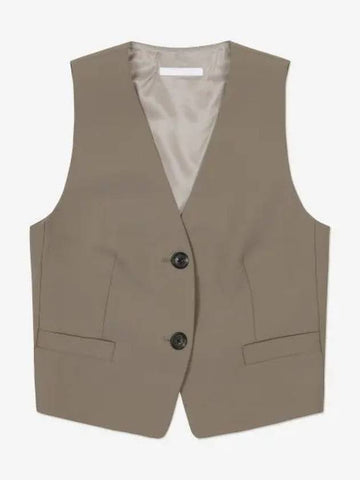 Bent Vest Taupe - HELMUT LANG - BALAAN 1