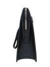 Saffiano Leather Pouch Clutch Bag Black - PRADA - BALAAN.