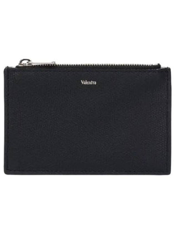 Monete Card Case Black Wallet - VALEXTRA - BALAAN 1